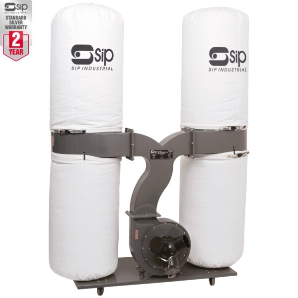 01956 Four Bag Dust Collector 3hp motor 230volt