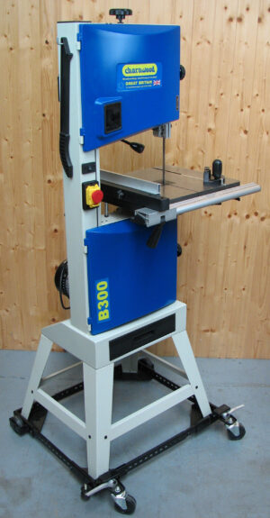 Charnwood B300 - 12" Premium Quality Bandsaw complete on legstand and W522 Wheel Base.