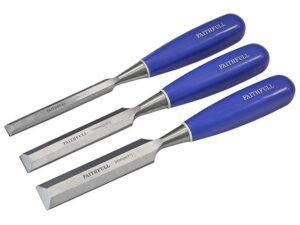Blue Bevel Edge Chisel Set of 3