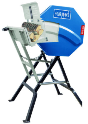 HS410 Swivel Log Saw 410mm diameter blade, 135mm deep cut 3hp motor