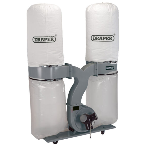 Draper Twin Bag Dust Extractor - Kendal Tools