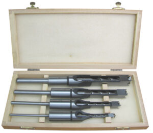 MCCSET4 Set of 4 Mortice chisel & bits 1/4", 3/8", 1/2", & 5/8"