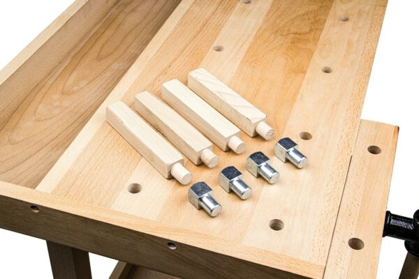 SIP Beech Work Bench with Two Vices - Kendal Tools