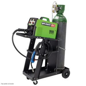 SIP 05738CART  WELDMATE AUTOPLUS 160A MIG/ARC/TIG Welder with 3 Tier Welding Cart