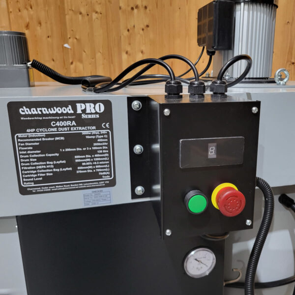 Charnwood Pro Series C400RA 4hp Cyclone Extractor with Remote Start & Auto Filter Cleaning 230volt16amp - Image 17
