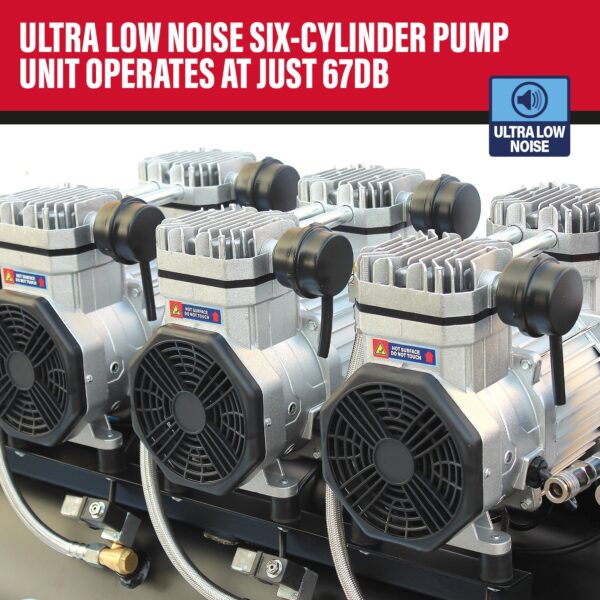 SIP 05498 QT DD 4.5hp 200ltr Ultra Low Noise Compressor - Image 6