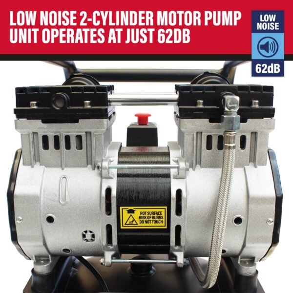 SIP 05484  DD 3hp 100ltr Low Noise Vertical Compressor 230volt - Image 3