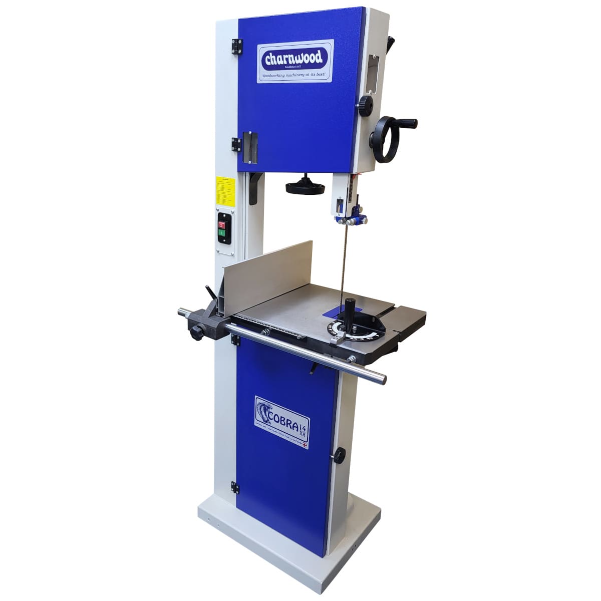 Charnwood C14BX 14" Bandsaw with 13" Cutting Depth with 1800watt Motor 230volt.