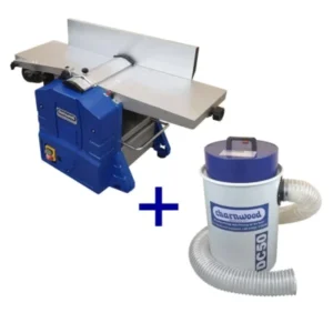 Charnwood Package Deal; PT200 Bench Top Planer Thicknesser & DC50 Dust Extractor