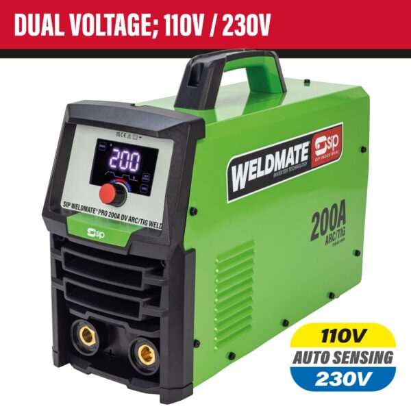 SIP 05691 WELDMATE® PRO 200A DV ARC/TIG Inverter Welder - Image 3