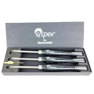 Charnwood TCSET3S Carbide Tipped Wood Turning Tools – 3 Piece Compact Set
