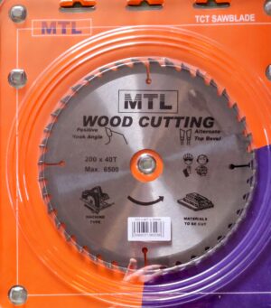 Tradesman Range Circular Saw Blade TCT 200mm x 40 Teeth x 30mm bore.