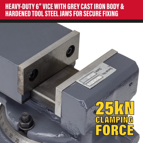 SIP 01729 6" Swivel Machine Vice - Image 10