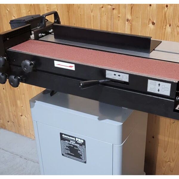 Charnwood Pro Series BS690 Oscillating Belt Sander 6″ x 90″ Capacity complete on stand - Image 11