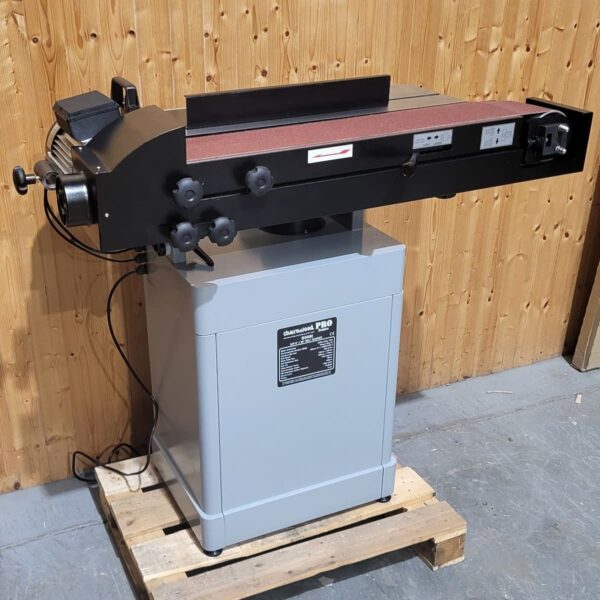 Charnwood Pro Series BS690 Oscillating Belt Sander 6″ x 90″ Capacity complete on stand - Image 8