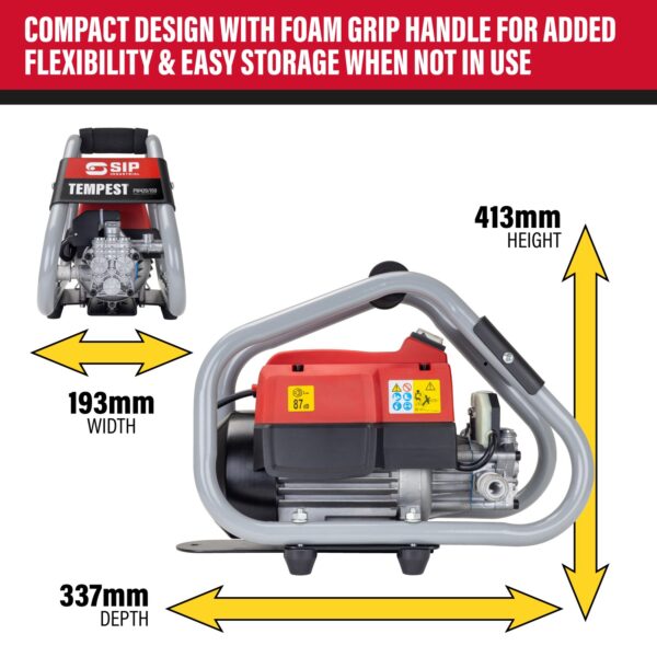 SIP 08920 TEMPEST PW420/150 Wall-Mount Pressure Washer - Image 6