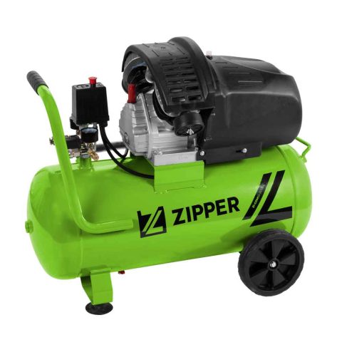 Zipper ZI-COM50-2V510E Compressor 50Ltr Twin Tank 10 Bar plus Air Tool Set 230volt - Image 4