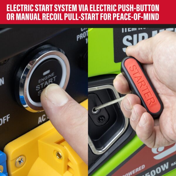 SIP MEDUSA® 25404 ISG5800 Digital Inverter Generator 5.8kW Dual Voltage Petrol Engine - Image 6