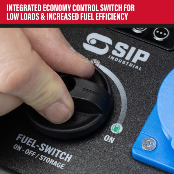 SIP MEDUSA® 25404 ISG5800 Digital Inverter Generator 5.8kW Dual Voltage Petrol Engine - Image 7