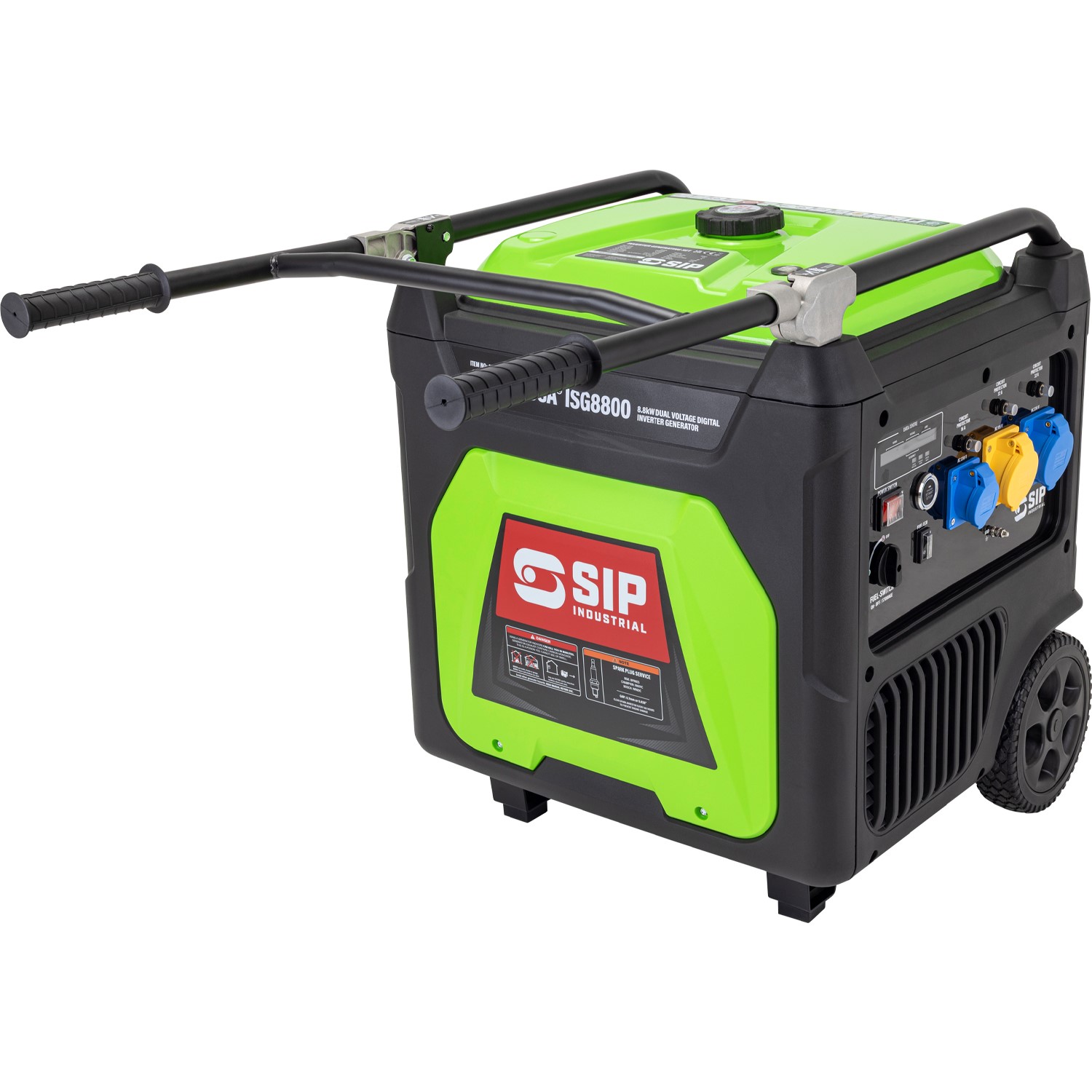 SIP 25405 MEDUSA® ISG8800 Digital Inverter Generator 8.8kW Dual Voltage Petrol Engine