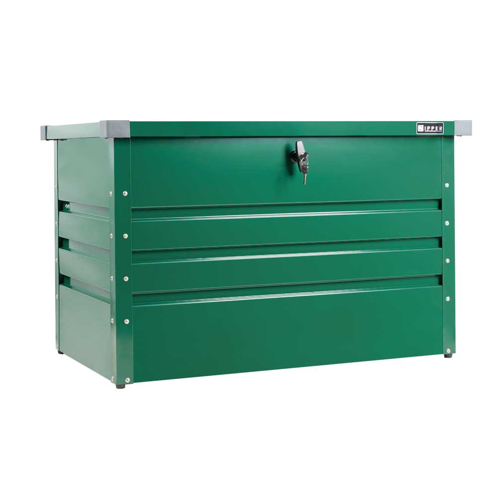 Zipper ZI-GAB100GR Metal Garden Cushion Storage Box Suitable for Storing Garden Accessories