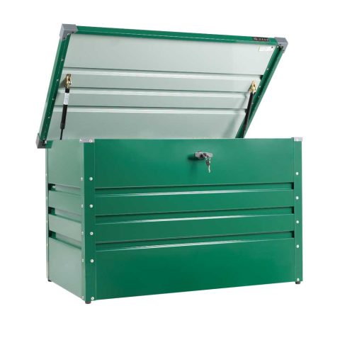 Zipper ZI-GAB100GR Metal Garden Cushion Storage Box Suitable for Storing Garden Accessories - Image 3